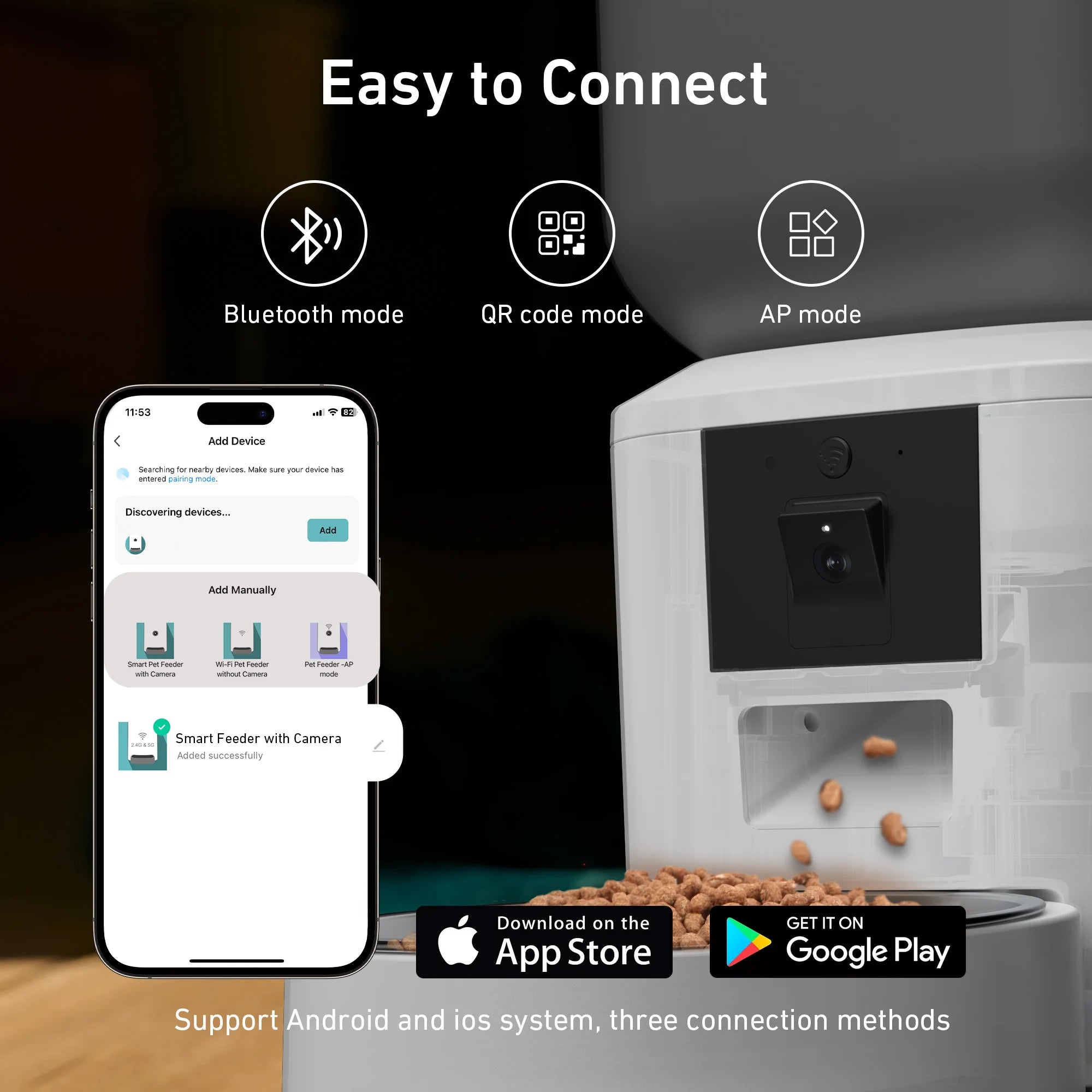 OmniFeed 8L/34 Cups Automatic Feeder With 1080p Camera